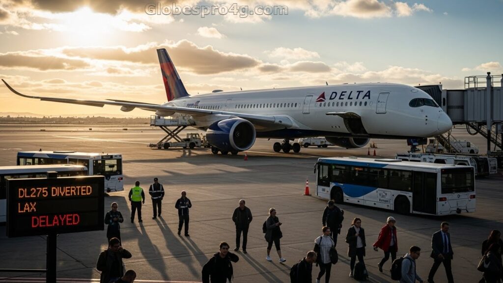 Delta Flight DL275 Diverted LAX
