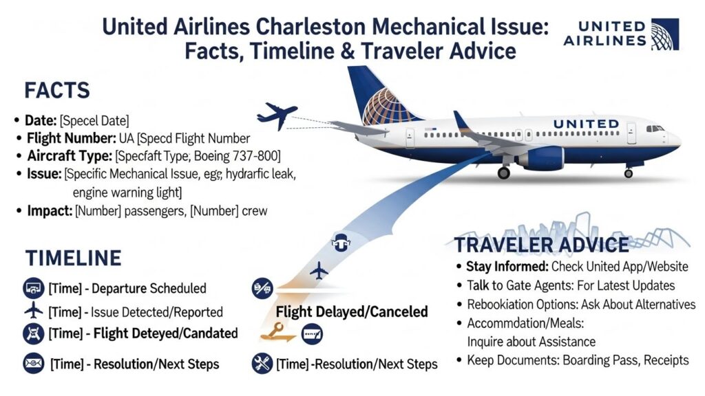United Airlines Charleston Mechanical Issue