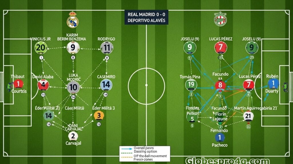 Real Madrid vs Deportivo Alavés Lineups
