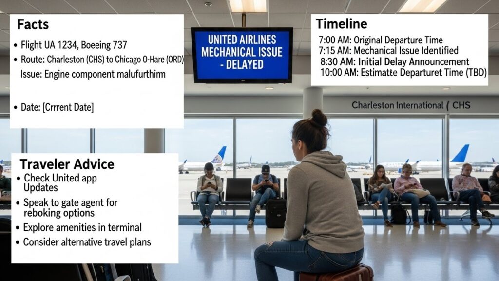 United Airlines Charleston Mechanical Issue