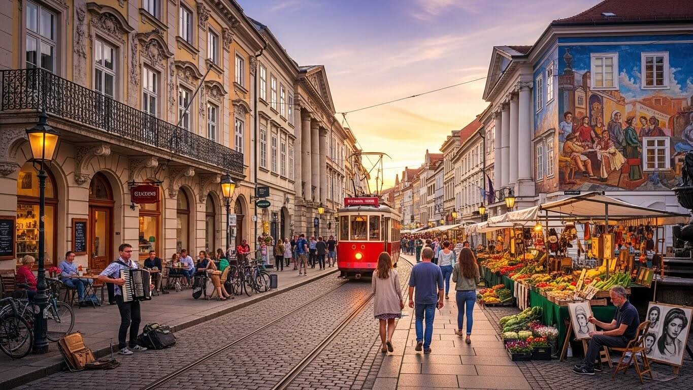 Saint Peters Street Through the Seasons