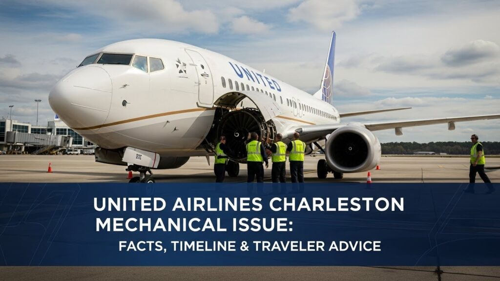United Airlines Charleston Mechanical Issue
