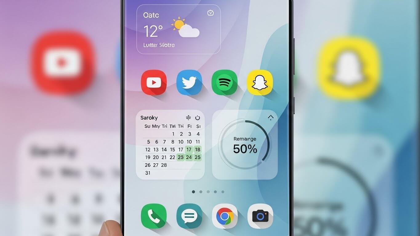 Widget-Based Layout for Daily Information