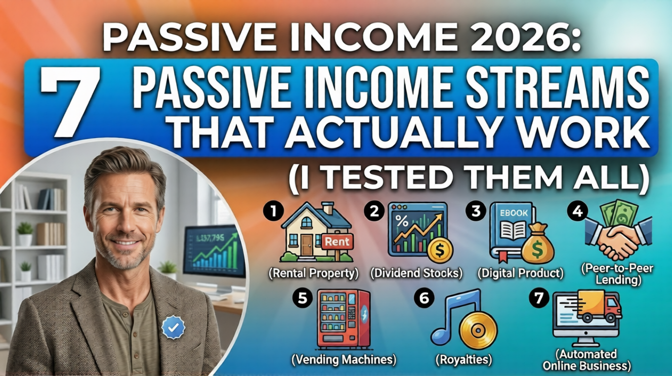 7 Passive Income Streams That Actually Work in 2026 (I Tested Them All)