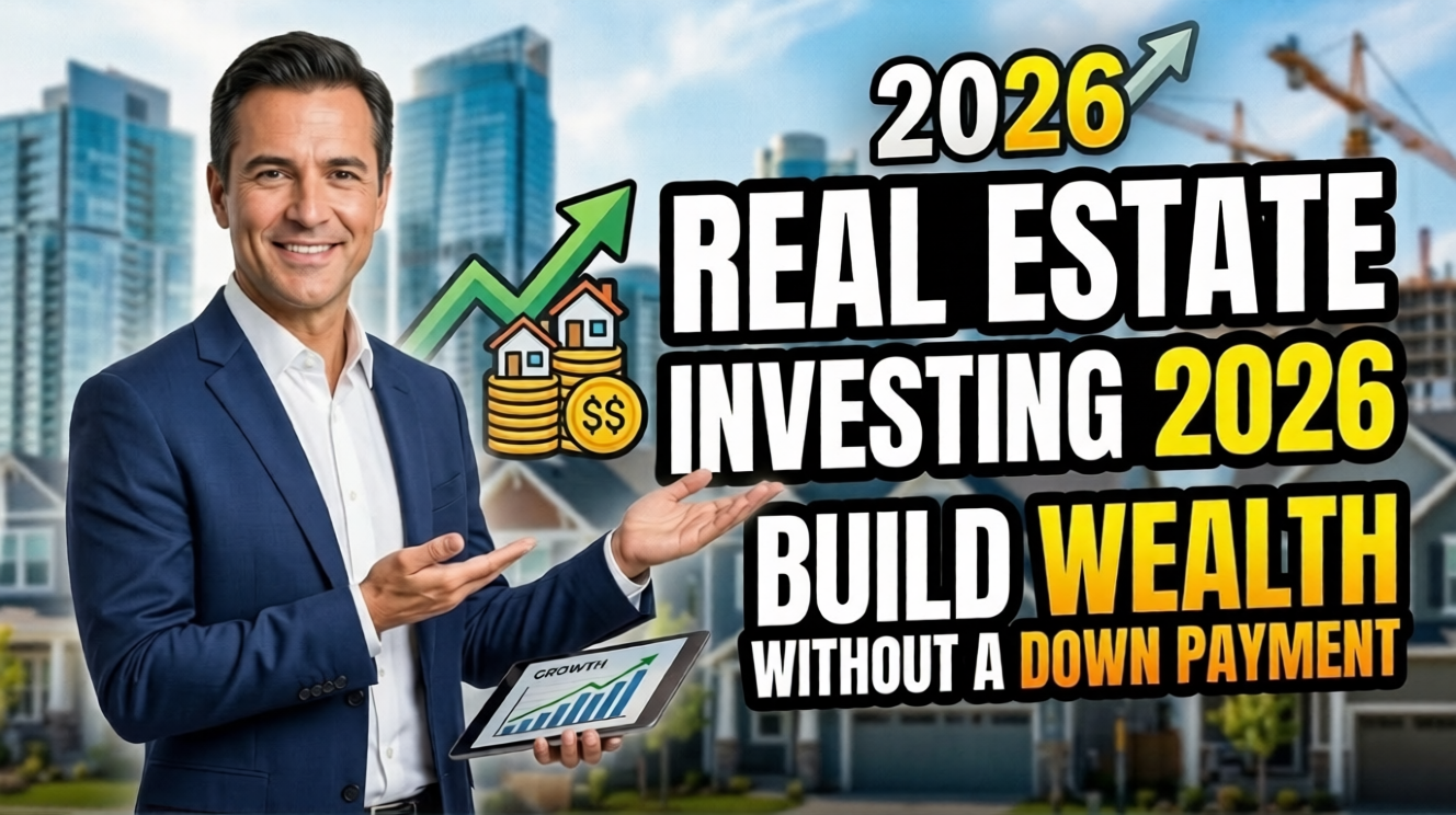 Real Estate Investing 2026: How to Build Wealth With Properties (Even If You Can't Afford a Down Payment Yet)