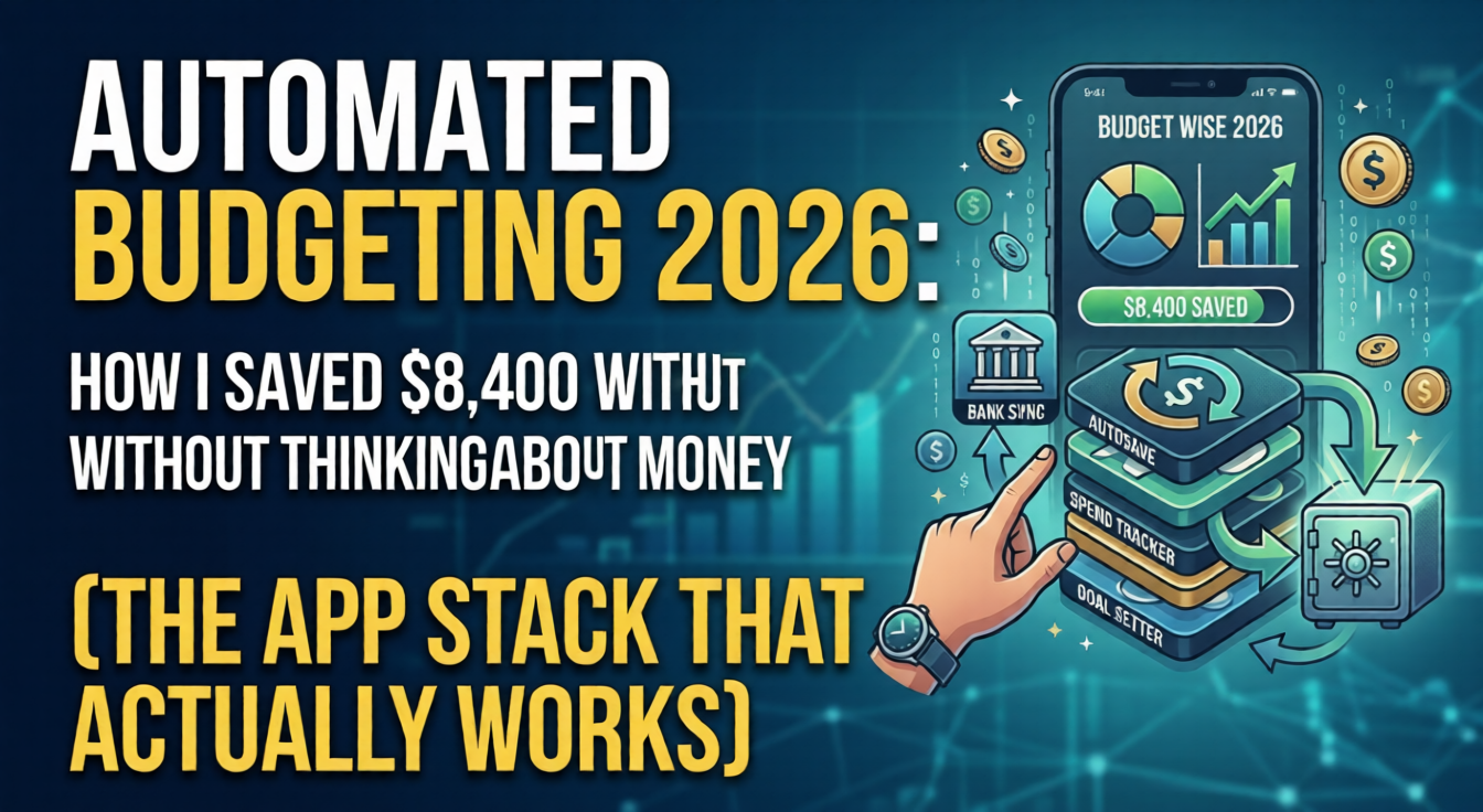 Automated Budgeting 2026: How I Saved $8,400 Without Thinking About Money (The App Stack That Actually Works)