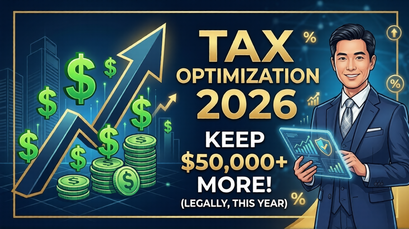 Tax Optimization 2026: How High Earners Keep $50,000+ More of What They Make (Legally) this is my new blog create me thamnail